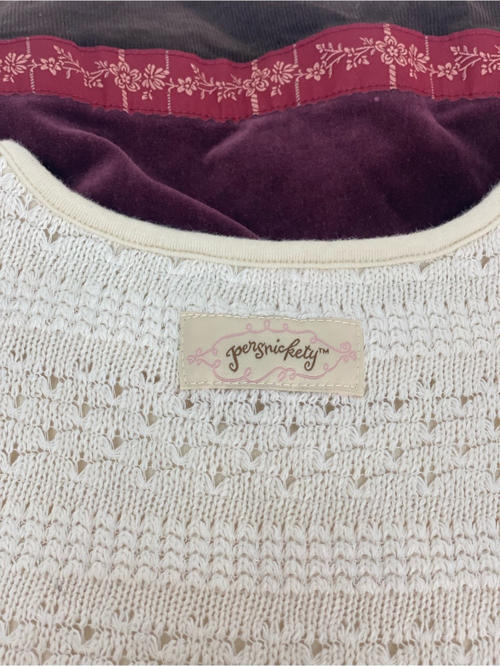 Persnickety Penelope Anne Dress 12 years Waffle Lace Knit Top w/Patchwork Skirt - Picture 14 of 14